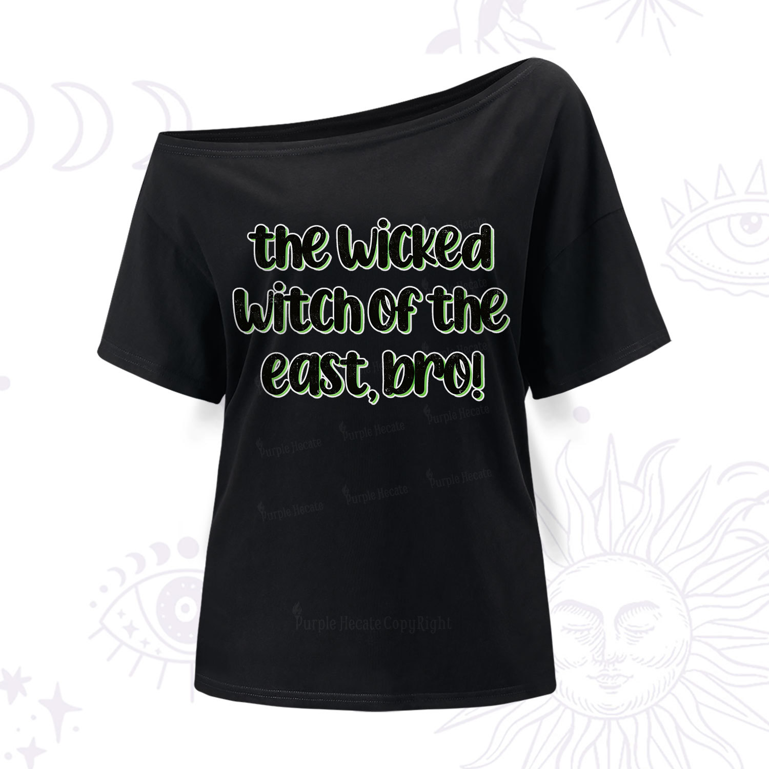 Purplehecate The Wicked Witch of the East Bro One Shoulder T-Shir