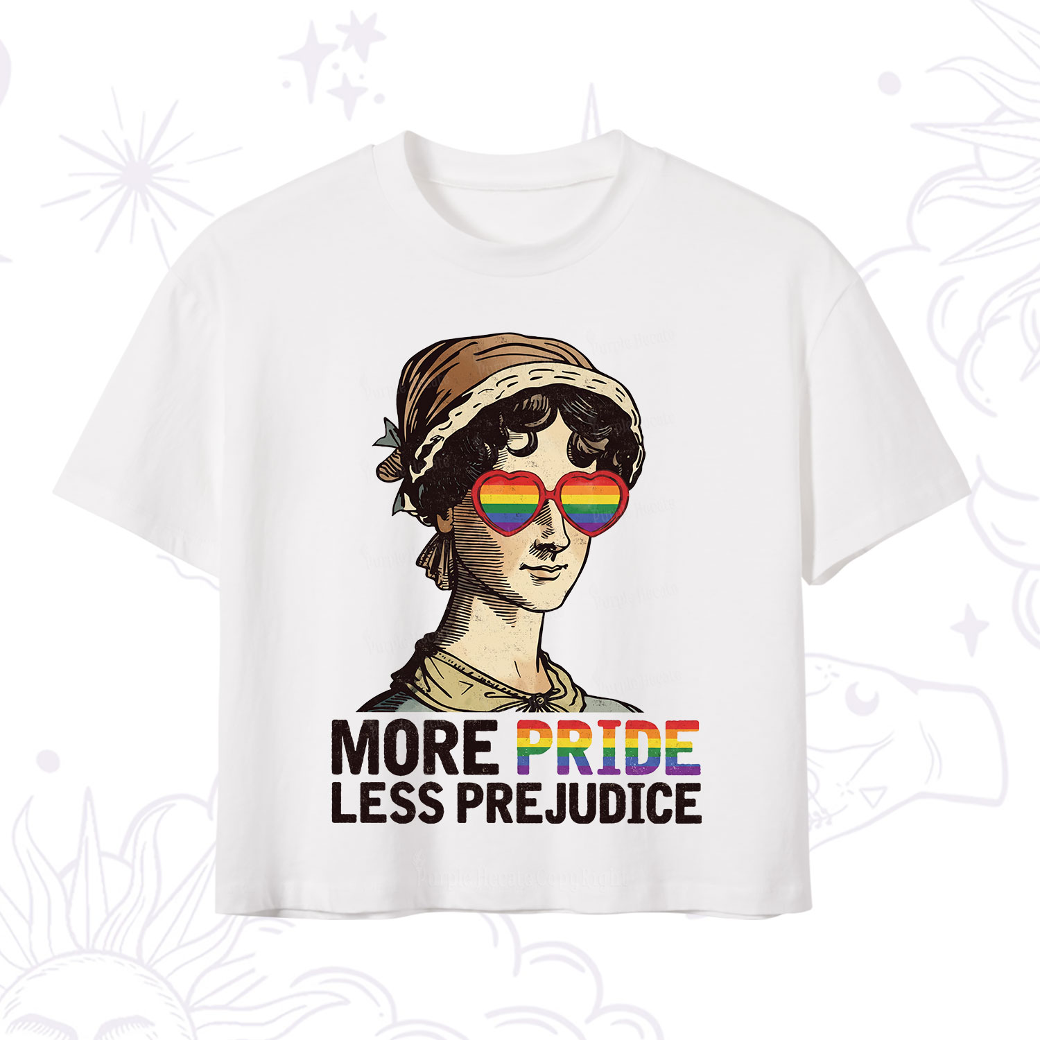 Purplehecate More Pride Less Prejudice Crop T-Shirt