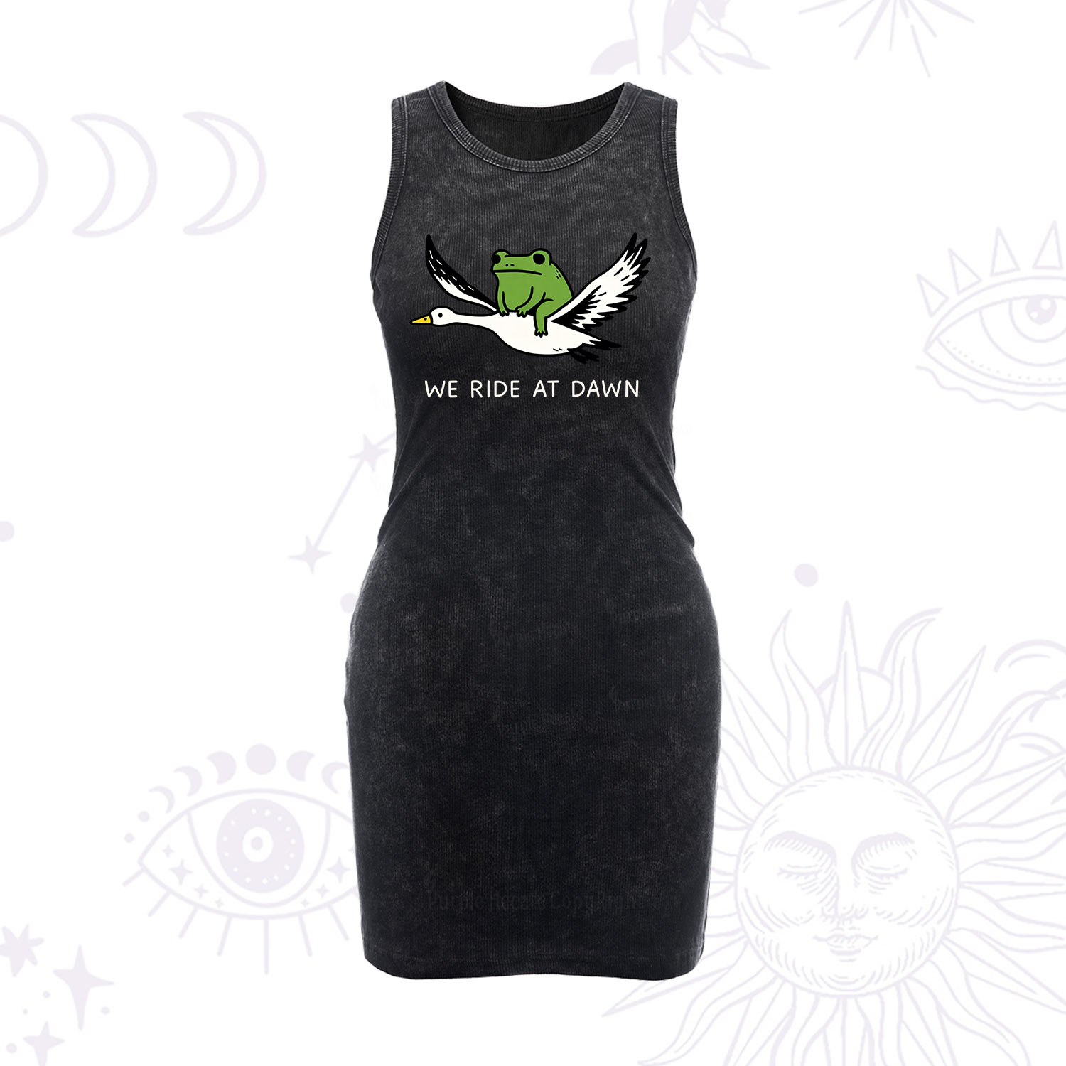 Purplehecate We Ride at Dawn Vintage Bodycon Tank Dress