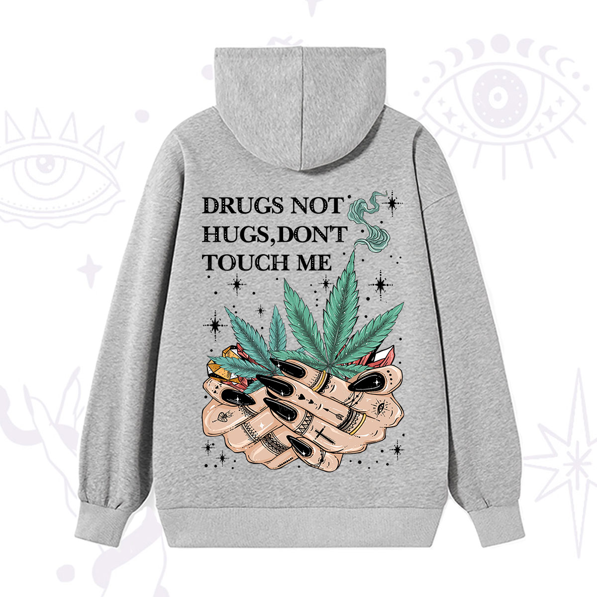 Purplehecate Drugs Not Hugs Hoodie
