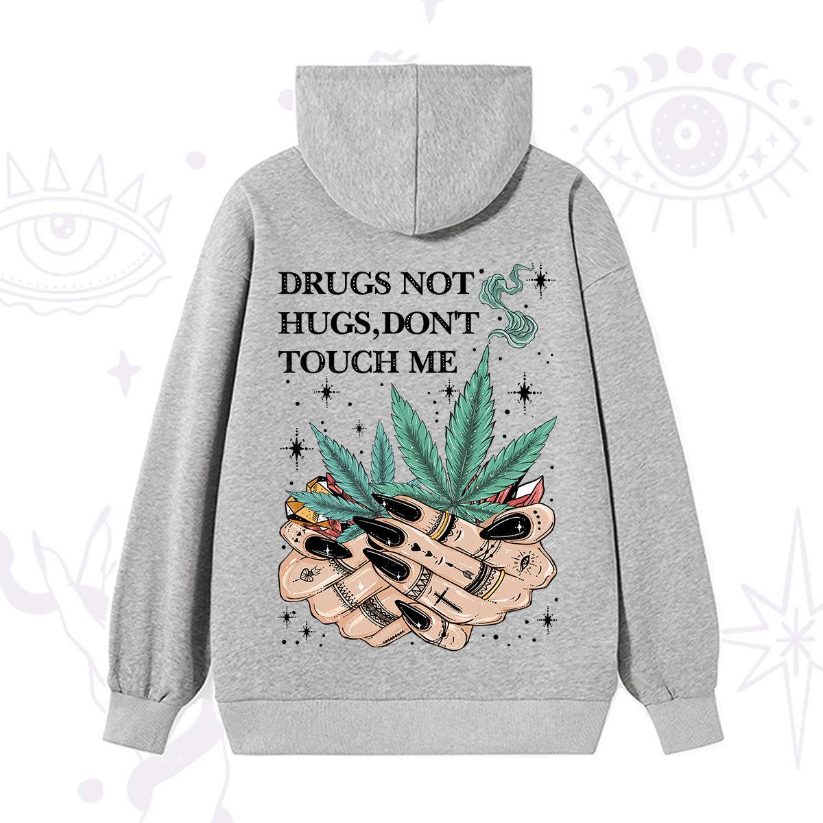 Purplehecate Drugs Not Hugs Hoodie