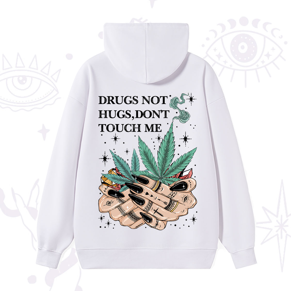 Purplehecate Drugs Not Hugs Hoodie