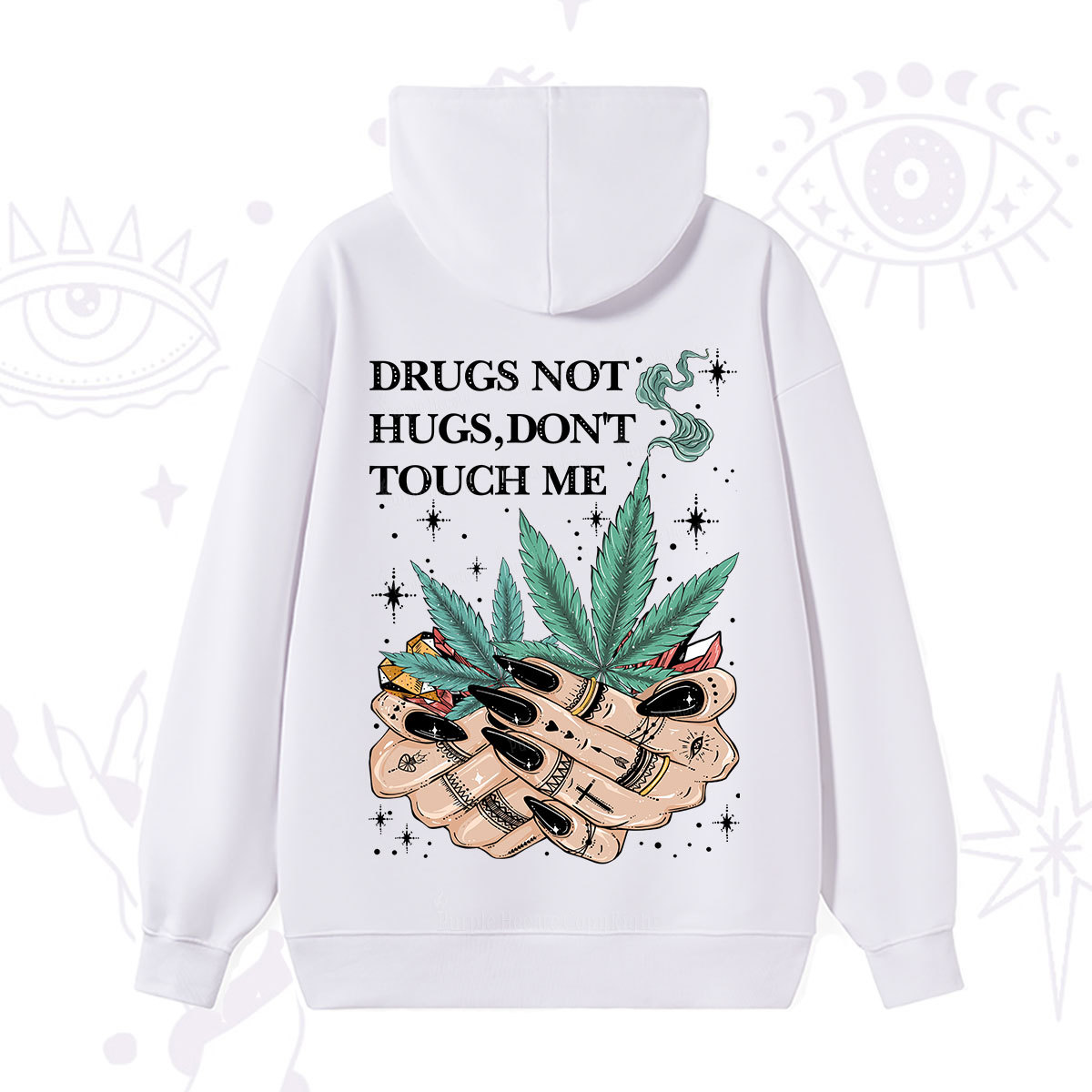 Purplehecate Drugs Not Hugs Hoodie