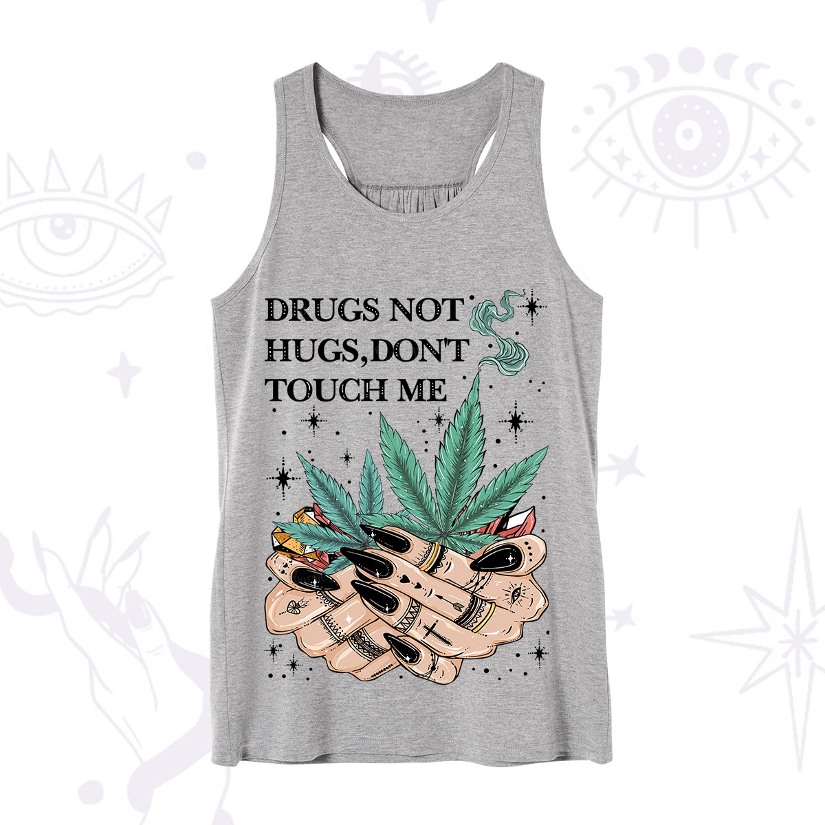 Purplehecate Drugs Not Hugs Tank