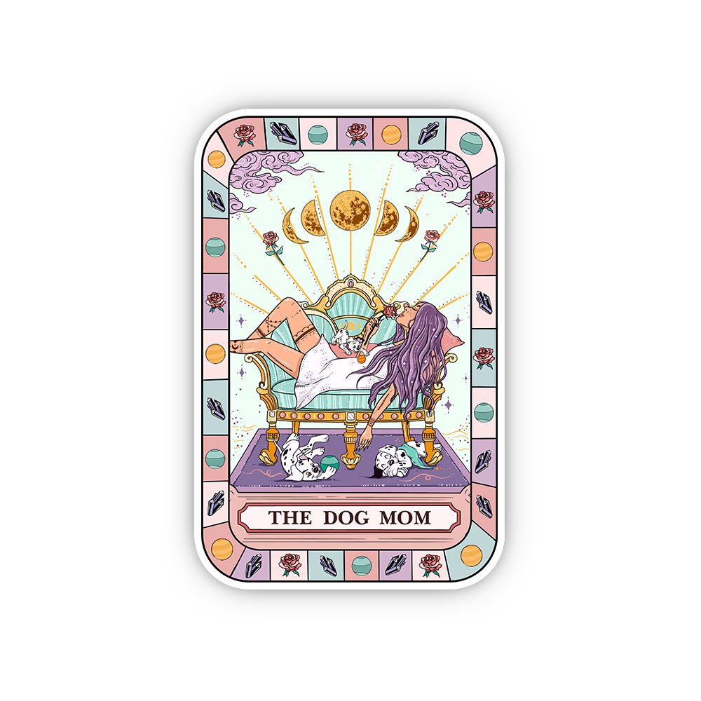 Purplehecate The Chill Dog Mom Sticker