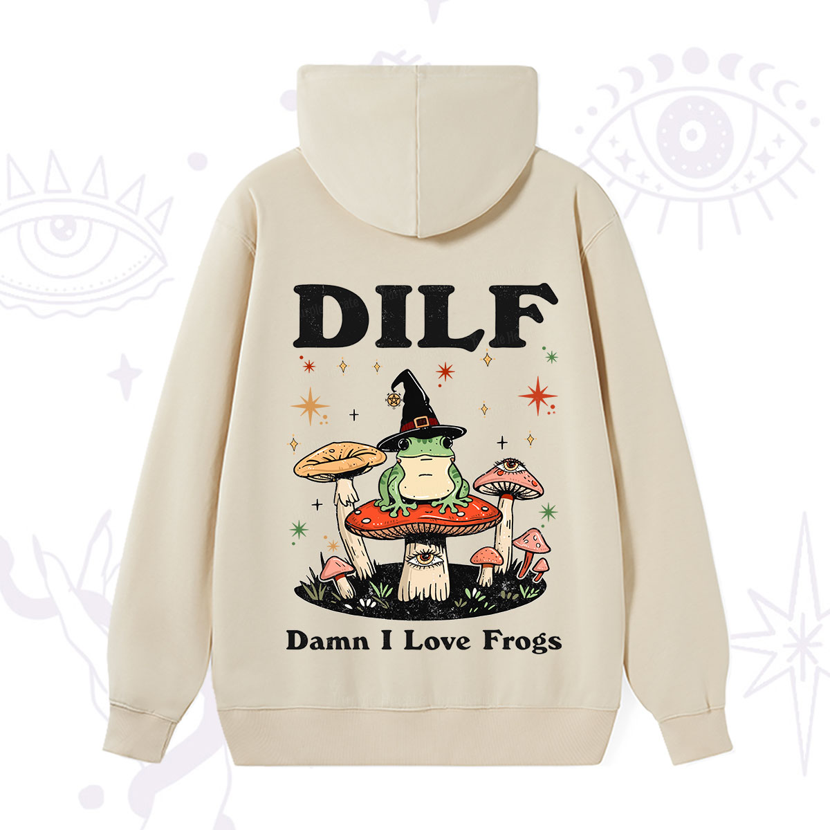 Purplehecate Dilf Damn I Love Frogs Hoodie