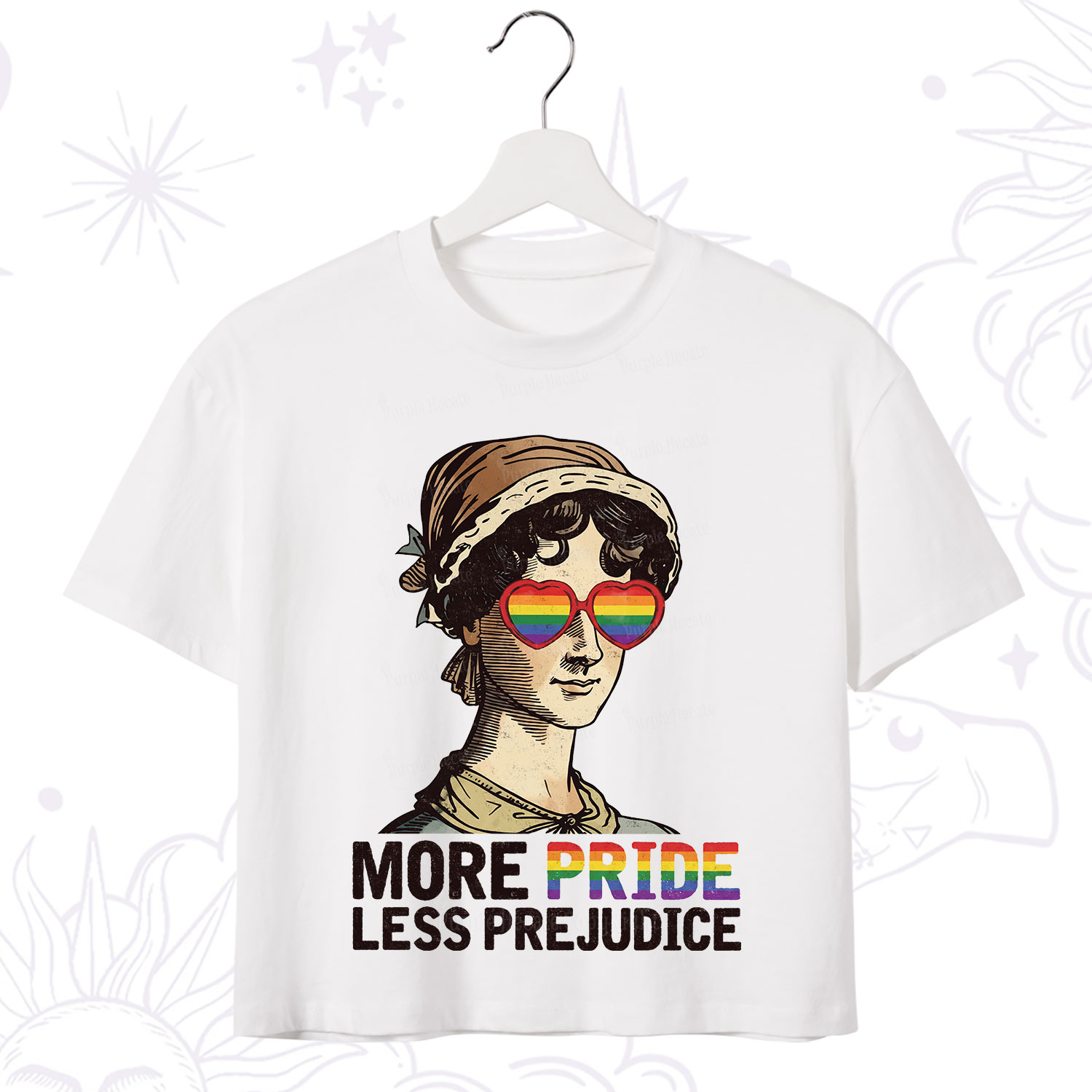 Purplehecate More Pride Less Prejudice Crop T-Shirt