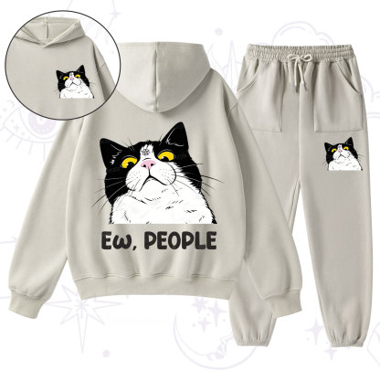 [Copy]Purplehecate First Of All I'm A Delight Cat Fleece Hoodie Suit