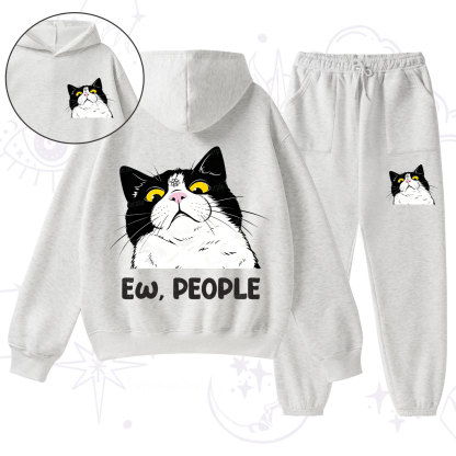 [Copy]Purplehecate First Of All I'm A Delight Cat Fleece Hoodie Suit
