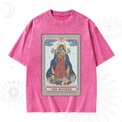 Purplehecate The Mother Tarot Washed T-Shirt