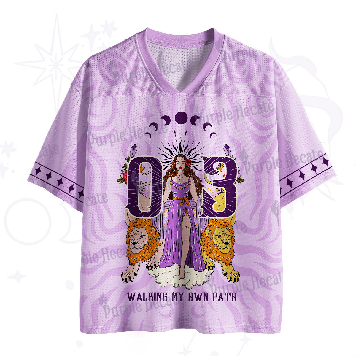 Purplehecate Walking My Own Path Mesh Jersey