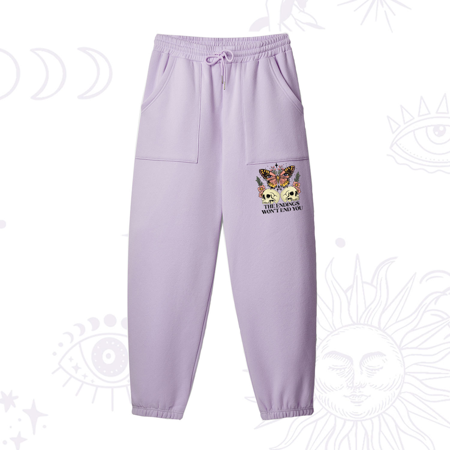 Purplehecate The Endings Won't End You Fleece Sweatpants