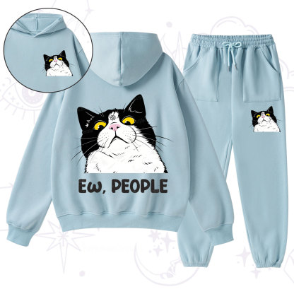 [Copy]Purplehecate First Of All I'm A Delight Cat Fleece Hoodie Suit