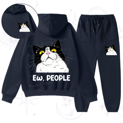 [Copy]Purplehecate First Of All I'm A Delight Cat Fleece Hoodie Suit