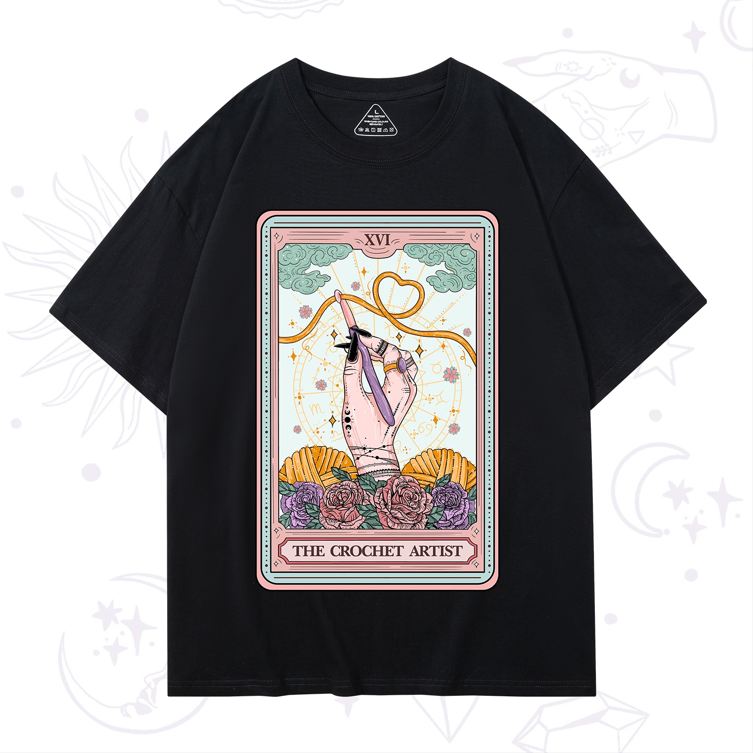 Purplehecate The Crochet Artist Tarot Card T-Shirt