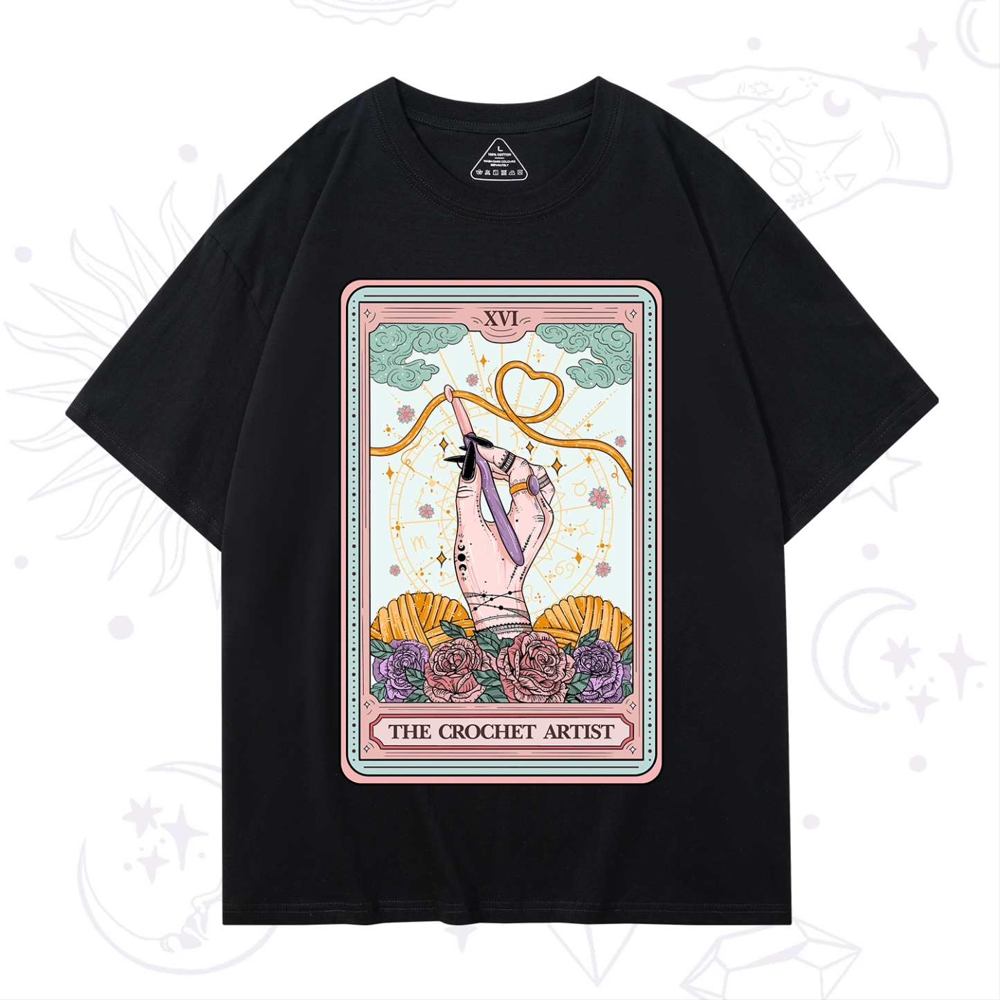 Purplehecate The Crochet Artist Tarot Card T-Shirt