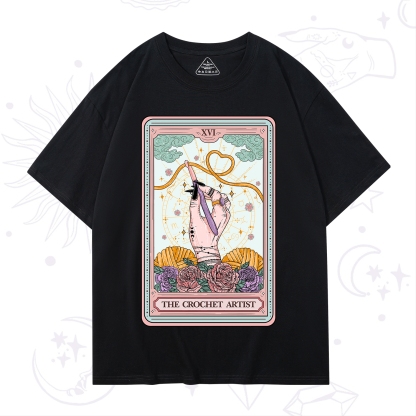Purplehecate The Crochet Artist Tarot Card T-Shirt