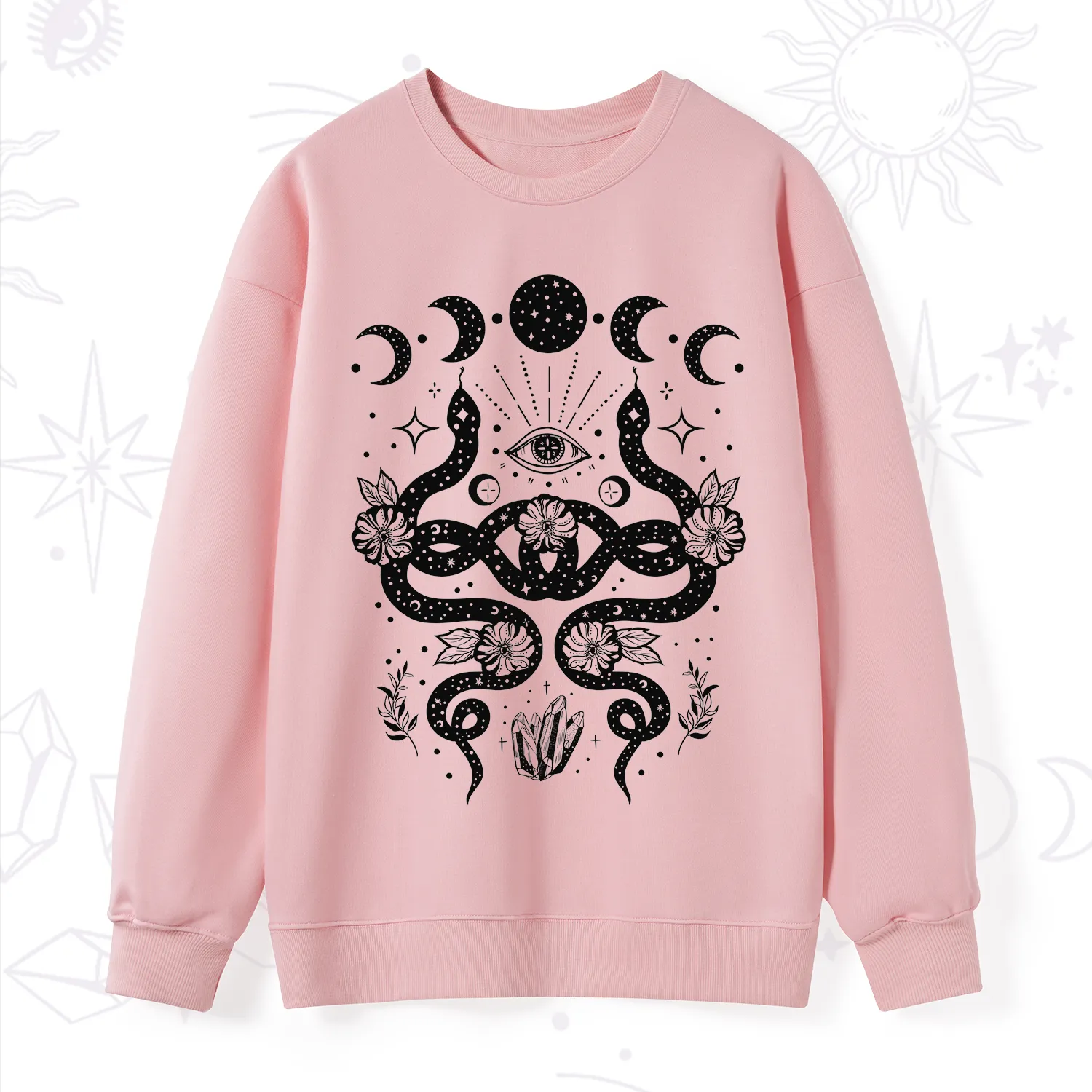 Purplehecate Lunar Serpent Alchemy Sweatshirt