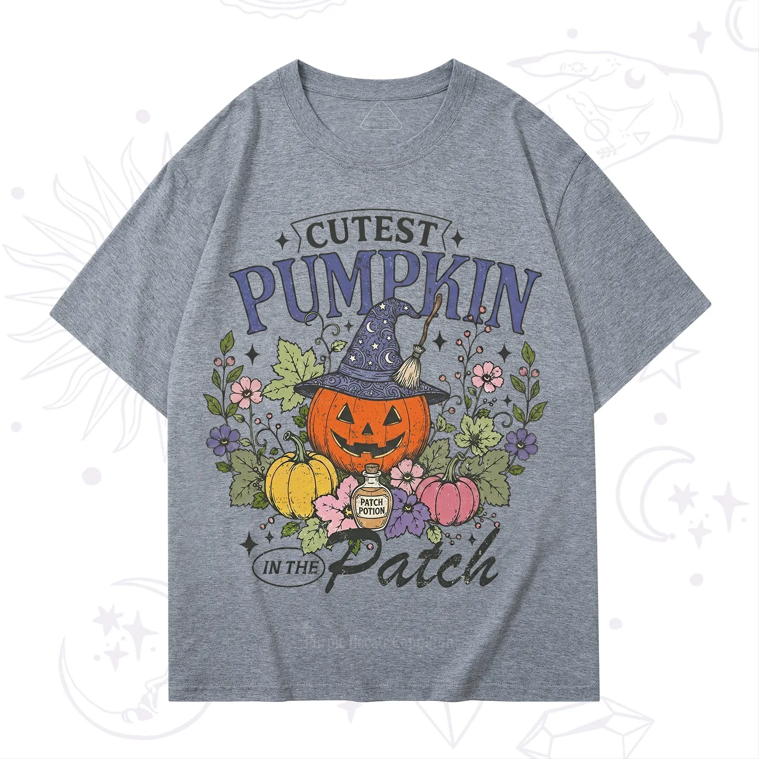 Purplehecate Cutest Pumpkin in the Patch Halloween T-Shirt