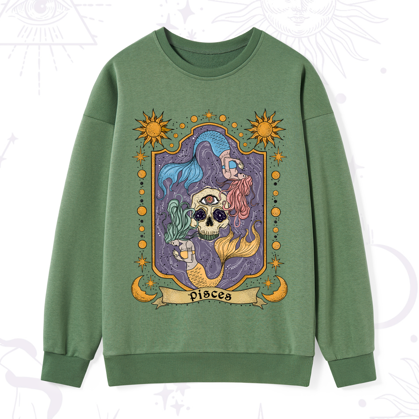 Purplehecate Pisces Zodiac Sweatshirt