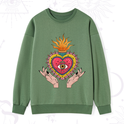 Purplehecate The Fiery Eye Sweatshirt