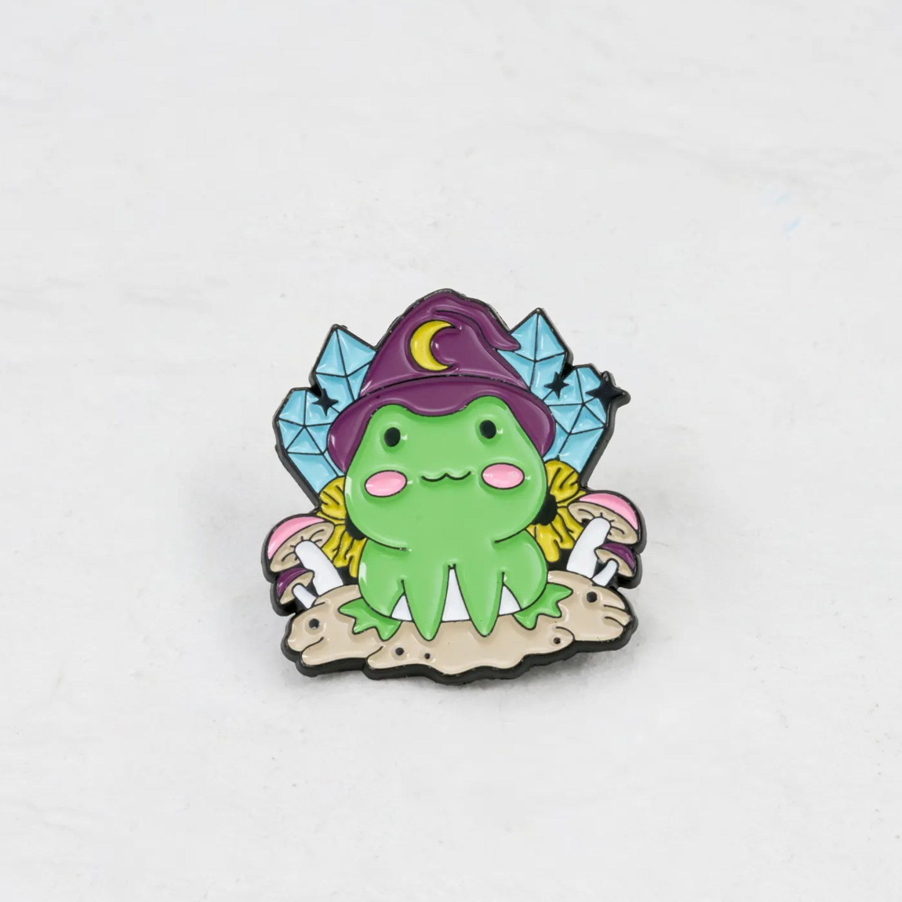 Purplehecate Witch Frog Pin