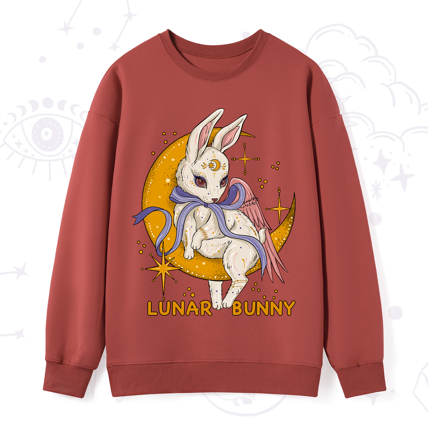 Purplehecate Lunar Bunny Easter Sweatshirt