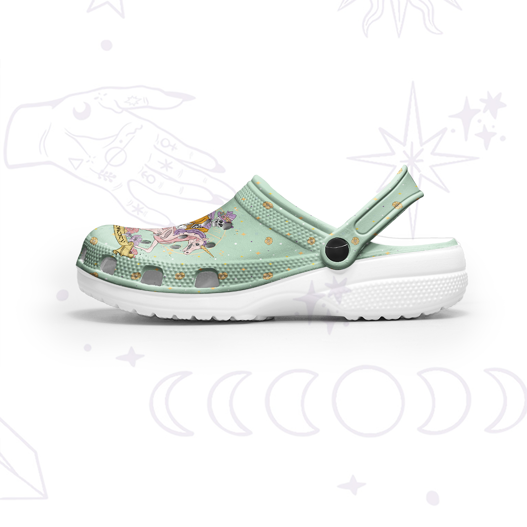 Purplehecate The Audacity Tarot Card Rubber Clogs