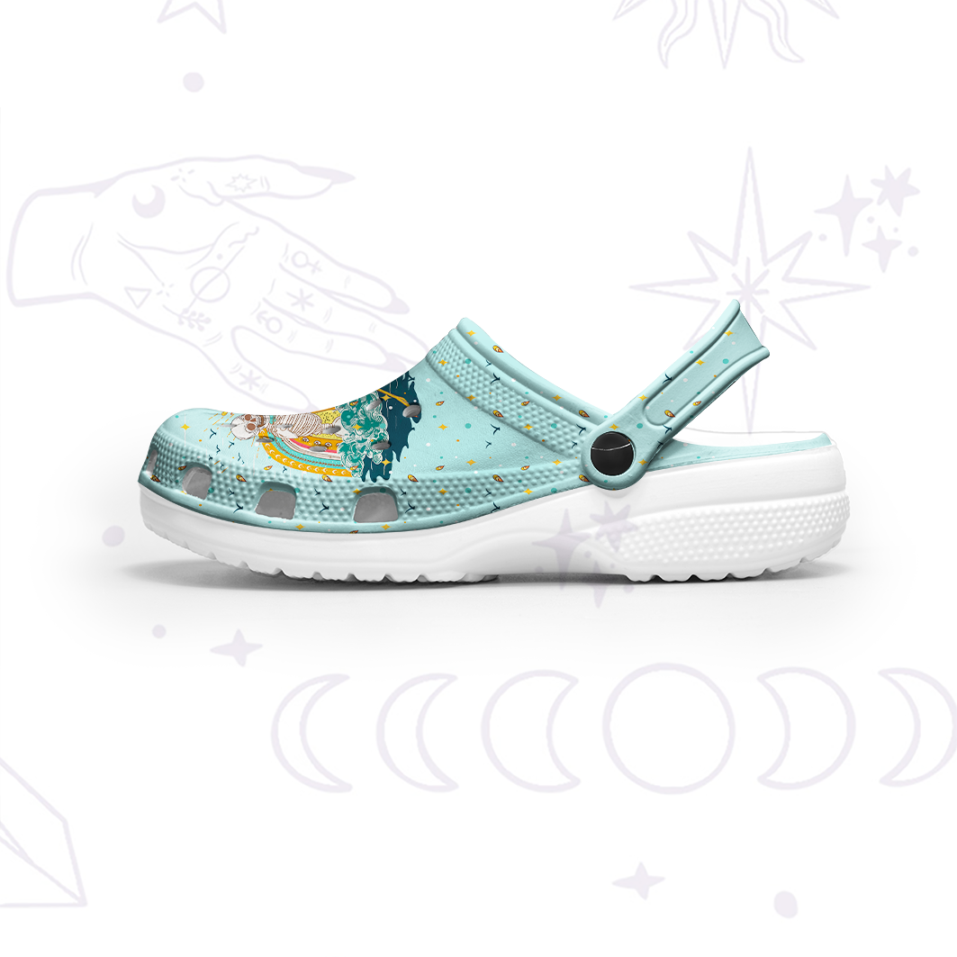 Purplehecate The Audacity Tarot Card Rubber Clogs