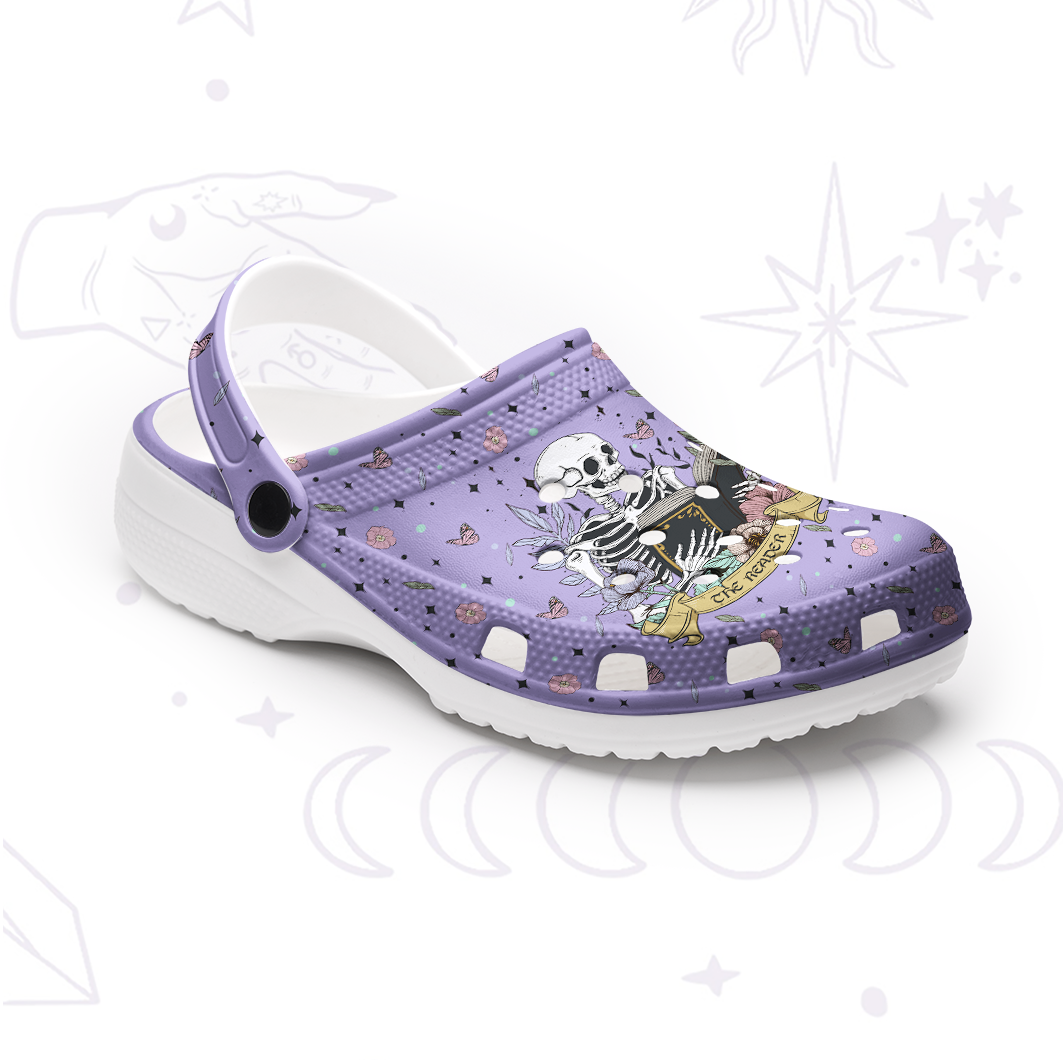 Purplehecate The Reader's Tarot Rubber Clogs