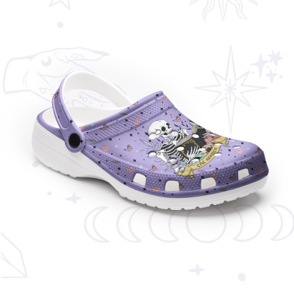 Purplehecate The Reader's Tarot Rubber Clogs