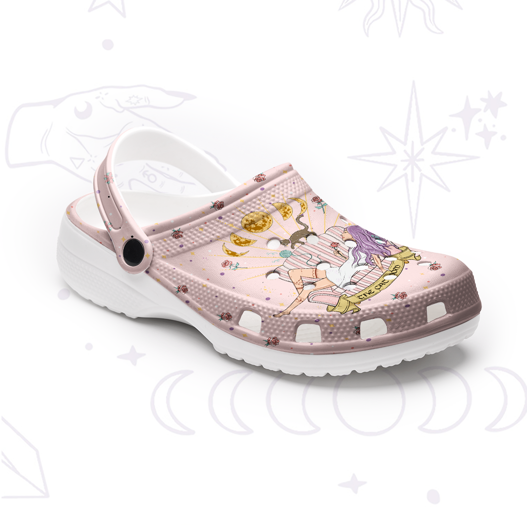 Purplehecate The Dog Mom Tarot Rubber Clogs