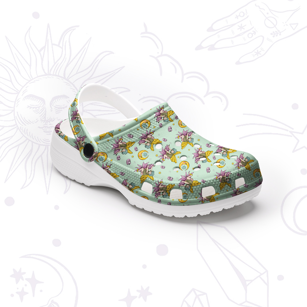 Purplehecate Fairy Dust Rubber Clogs