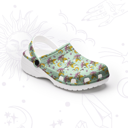 Purplehecate Fairy Dust Rubber Clogs