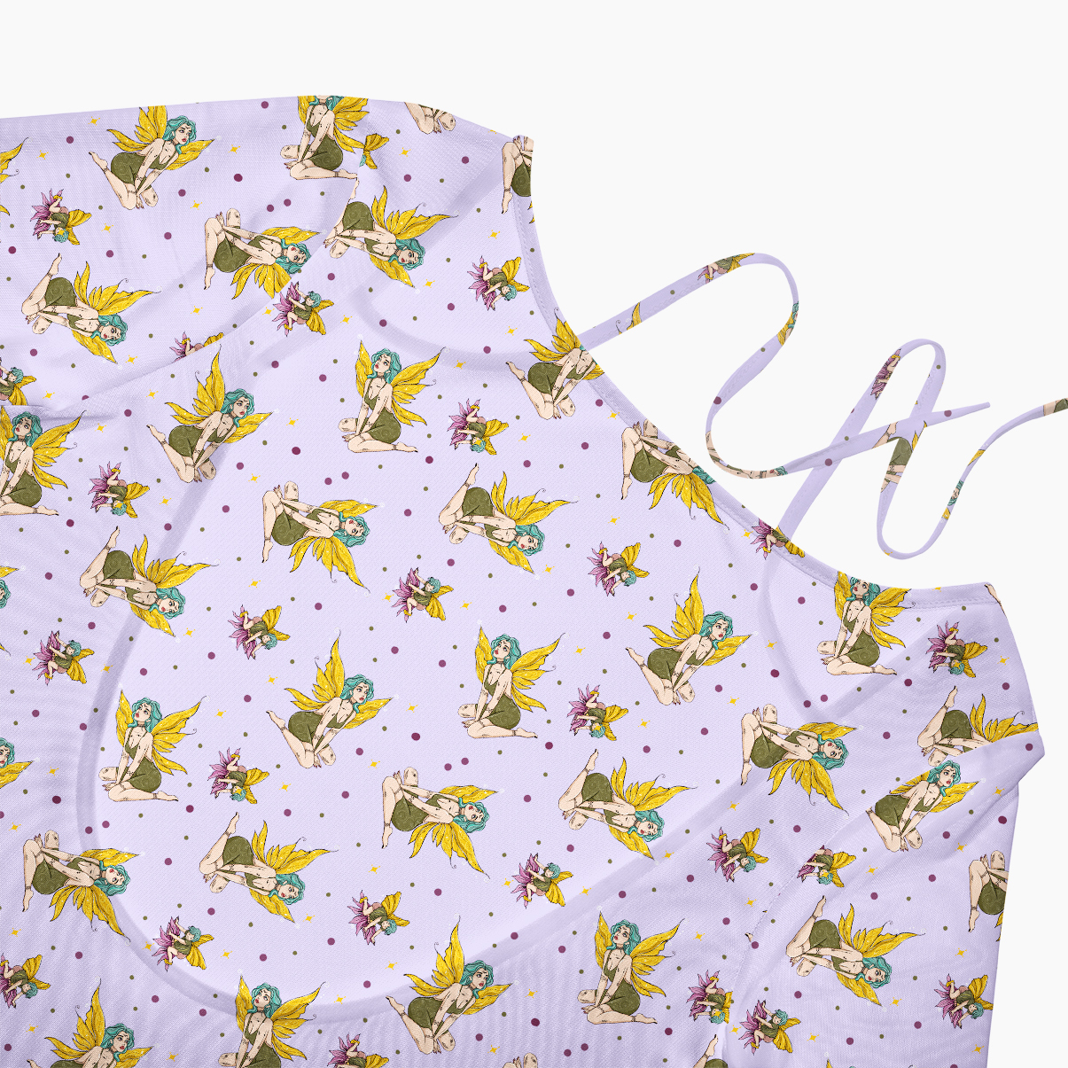 Purplehecate Fantasy Fairy Beachwear Cover-Up Dress