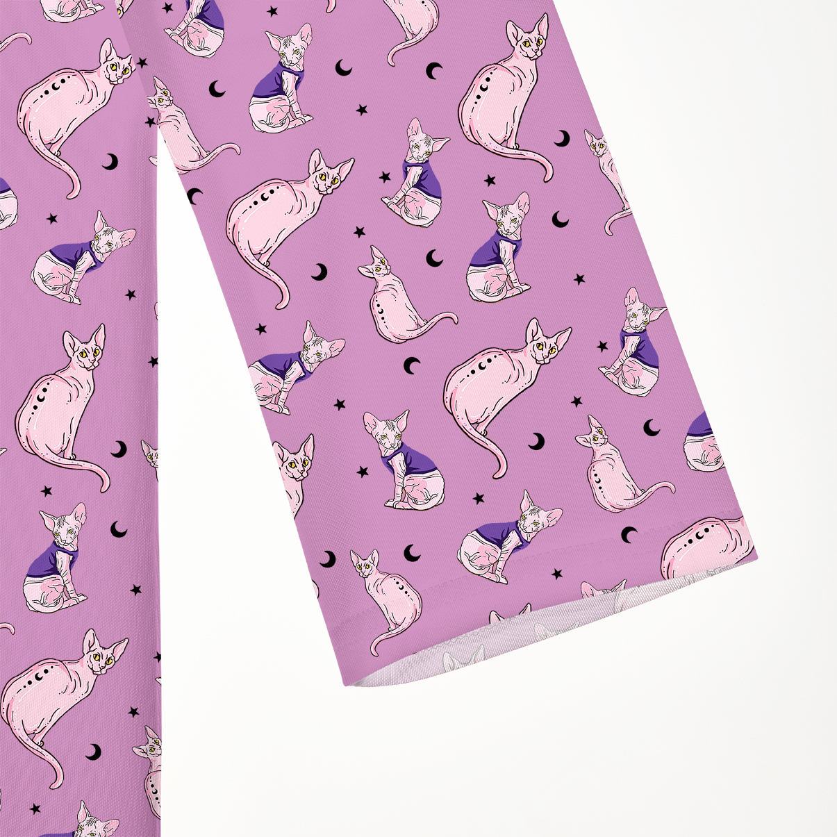 Purplehecate Celestial Sphinx Beachwear Cover-Up Dress