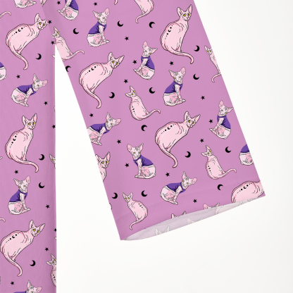 Purplehecate Celestial Sphinx Beachwear Cover-Up Dress