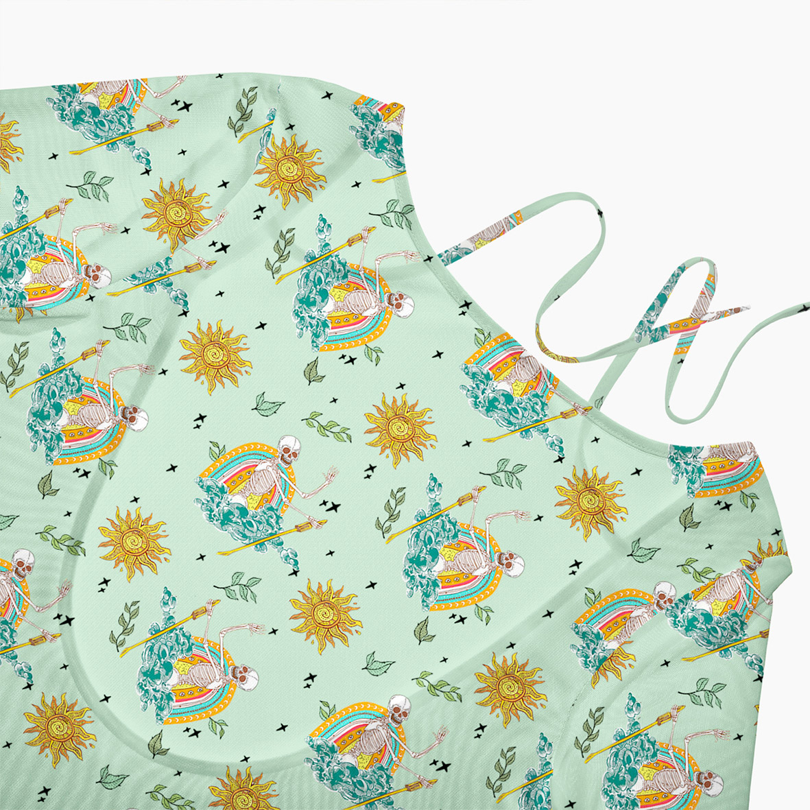 Purplehecate The Audacity Beachwear Cover-Up Dress