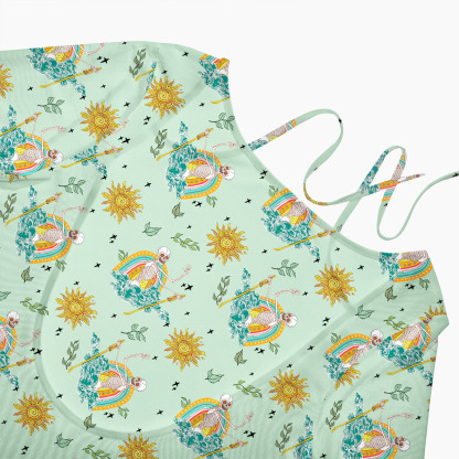 Purplehecate The Audacity Beachwear Cover-Up Dress