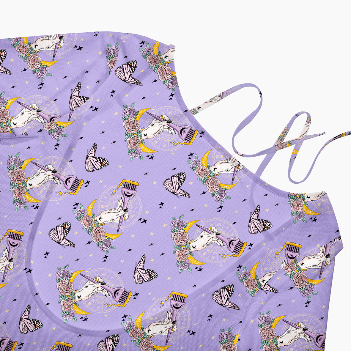 Purplehecate The Hair Colorist Beachwear Cover-Up Dress