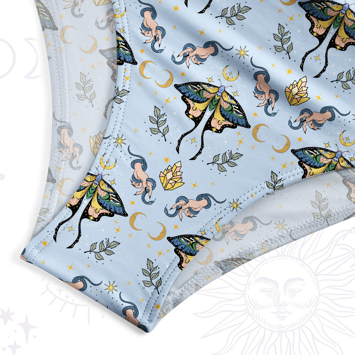 Purplehecate Mystical Moth Swimsuit