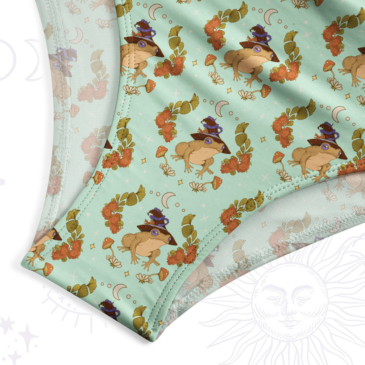 Purplehecate The Frog One-Piece Swimsuit