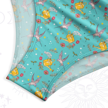 Purplehecate Magical Garden One-Piece Swimsuit