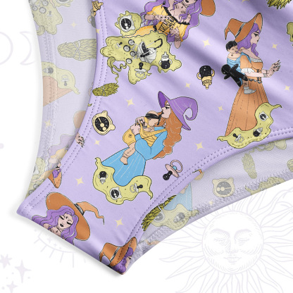 Purplehecate Mom Group Shenanigans One-Piece Swimsuit