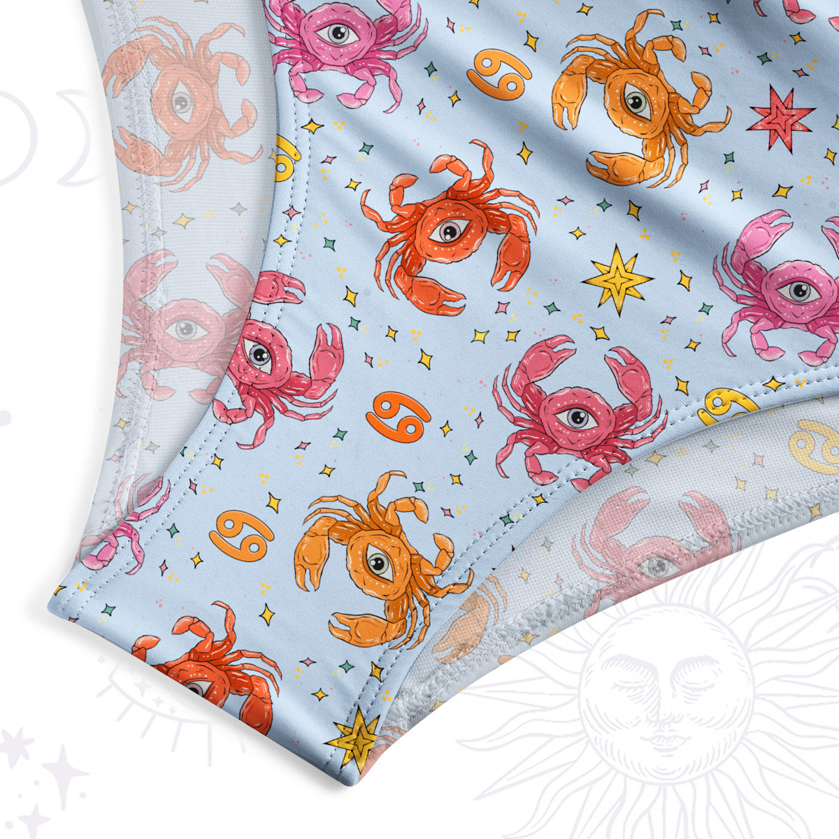 [Copy]Purplehecate Taurus Spirit Zodiac One-Piece Swimsuit