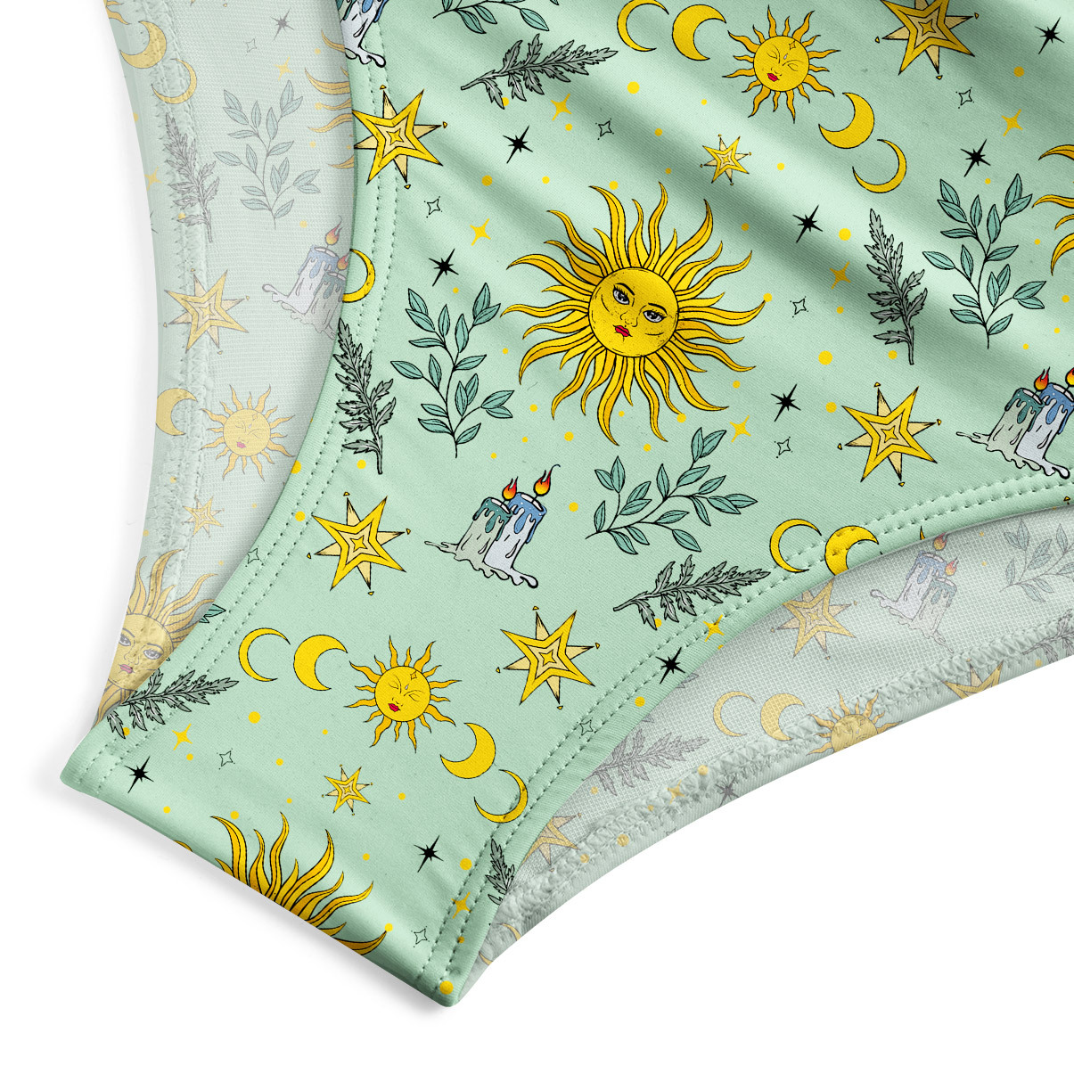 Purplehecate Magic Sun One-Piece Swimsuit