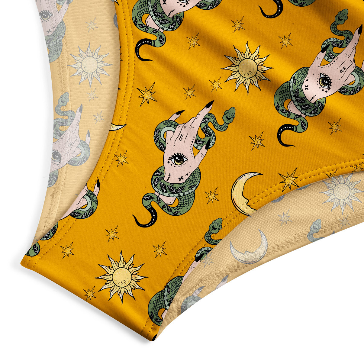 Purplehecate Reach For The Moon One-Piece Swimsuit