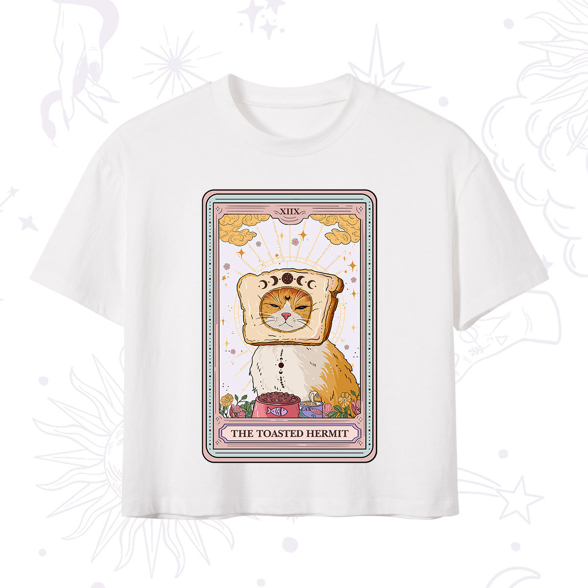 Purplehecate The Toasted Hermit Tarot Crop T-Shirt