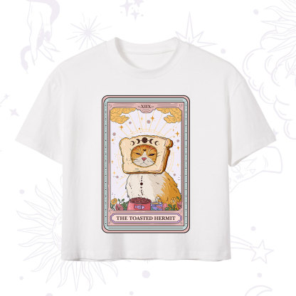 Purplehecate The Toasted Hermit Tarot Crop T-Shirt