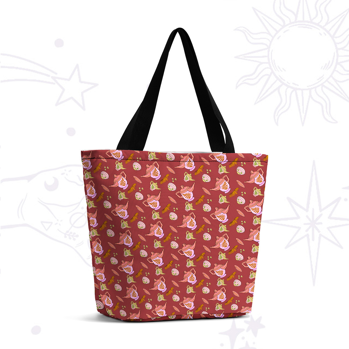 Purplehecate Mystical Teapot Tote Shopping Bag